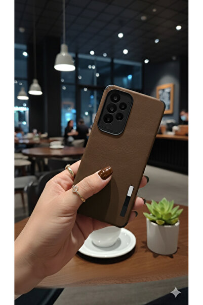 Hatreds Samsung Galaxy A53 Kılıf Deri Görünümlü Kamera Korumalı Lüx Kapak