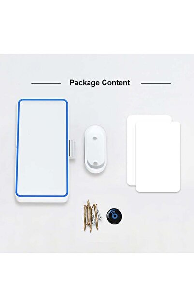 Generic Keyless Smart Electronic Hidden RFID Cabinet Lock Set (No-Drill)