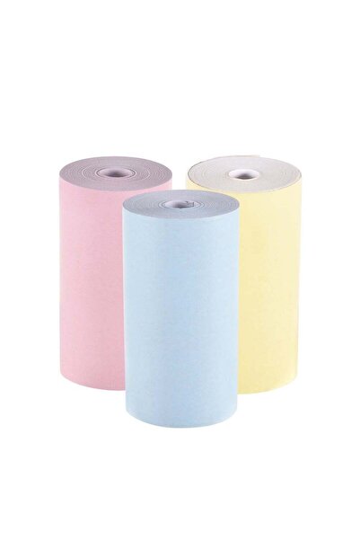 Generic 3-Piece Color Thermal Paper Roll Multicolor