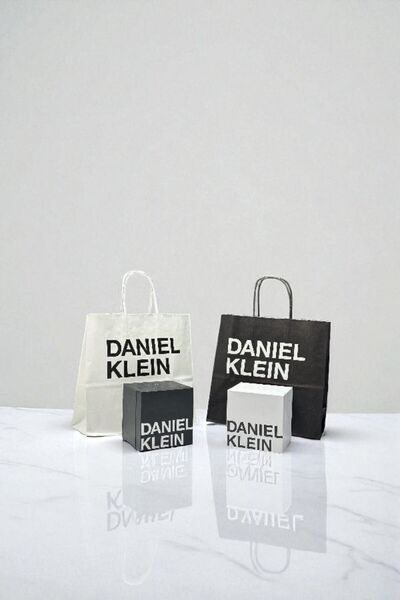 Daniel Klein Ceramic Cord Stone Dial 2 Years Warranty 3 Atm Women's Wristwatch+Bracelet Gift Sm6