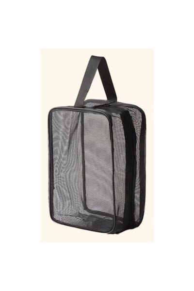 OEM Set of 2 Black Cosmetic Bags