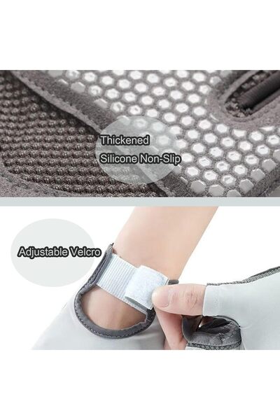 SKY TOUCH SKY-TOUCH Gym Gloves for Men & Women — Weightlifting, Breathable, Non-Slip (Grey, L)