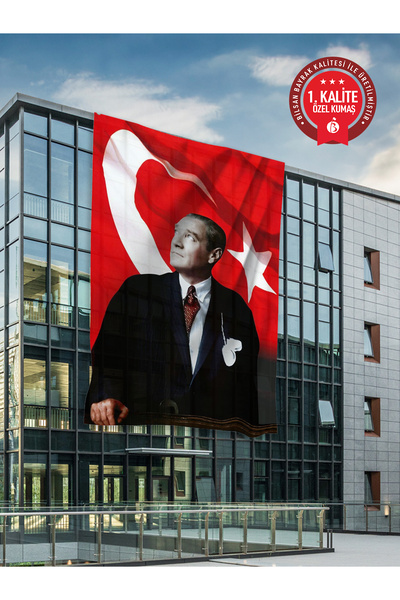 Bilsan Atatürk Bayrağı 70x105 cm - Raşel Kumaş 1. Kalite