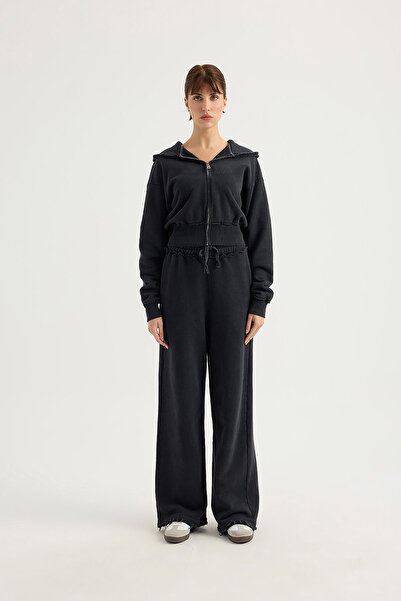 Sevilen Tekstil Piş Stitch Detailed Perlit Washable Tracksuit Set (450 Gr)