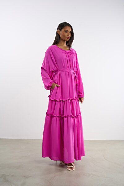 HANIQA Φόρεμα με βολάν | 25297 | 44-50