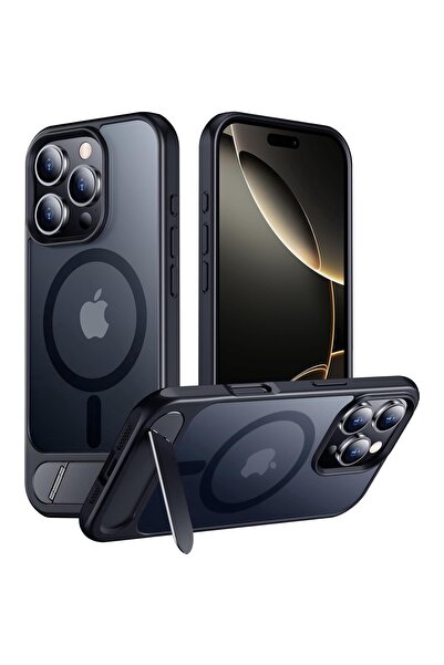 MobileSmart Husă pentru iPhone 16 Pro Max, MagSafe, protecție militară, supor...