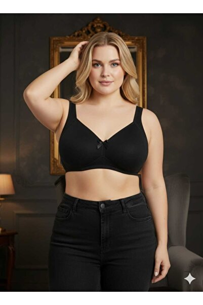 wear treasure Women's Fixed Strap C Cup Wire Free Sponge Breathable Texture Bra