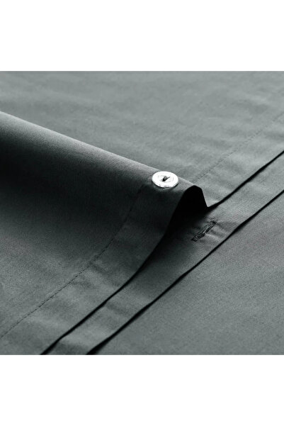 Penelope 100% Cotton Percale Duvet Cover Set 200X220 cm Anthracite - Juana Series