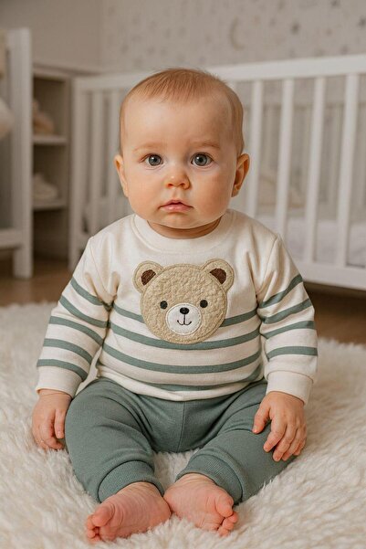 Arin Baby طقم أطفال للأولاد من قطعتين من AYICIKLI / طقم أطفال للهدايا / طقم أ...