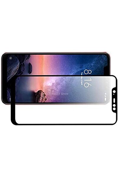Generic Full-Coverage Tempered Glass Screen Protector for Xiaomi Redmi Note 6 Pro - Black