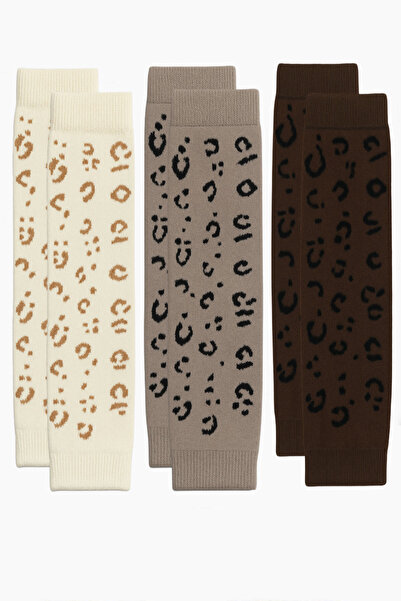 EFFE 3 Basic Patterned Leggings with Cotton Content