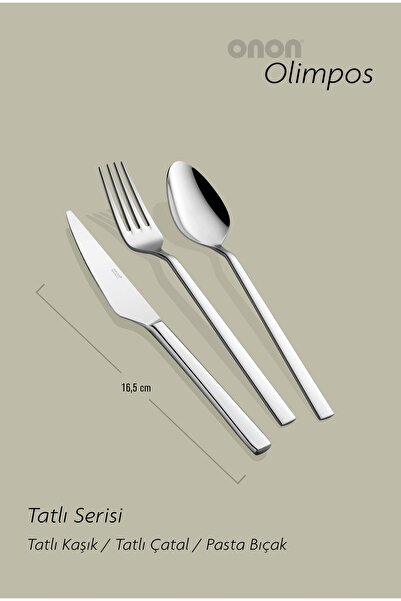 onon Sofrada Moda Olimpos 3'lü Tatlı Takımı