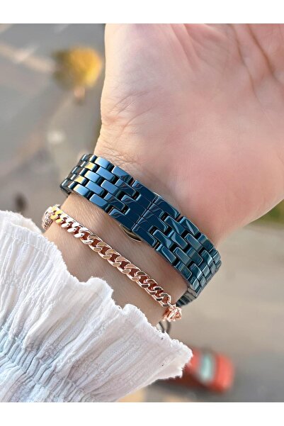 Daniel Klein Ceramic Cord Stone Dial 2 Years Warranty 3 Atm Women's Wristwatch+Bracelet Gift Sm6