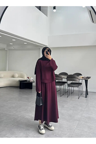 nizzell New Season Modal Fabric Suit with Double Skirt