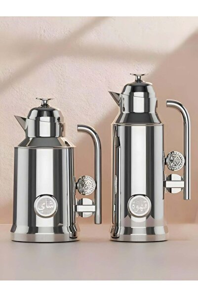 REFAN Thermos Set for Tea & Coffee — Modern Luxurious Design, 1 L + 1 L