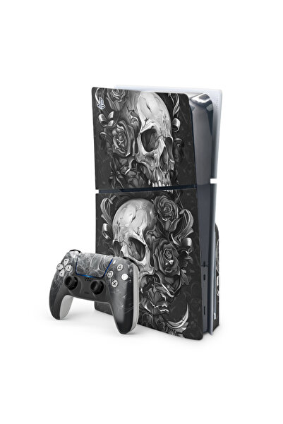 ACME LABS Skin Sticker PlayStation 5 Gaming Console Cover Wrap- Skulls