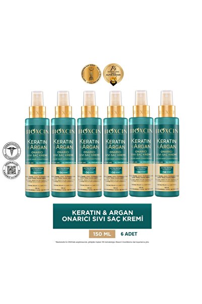 Bioxcin Keratin Argan Repairing Liquid Conditioner 6X150Ml
