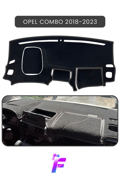 stiloto OPEL COMBO (2018-2023) Uyumlu Torpido Örtüsü | Çatlama ve Isıya Karşı...