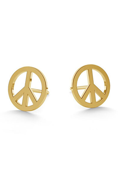 Bijuteria Hanny Cercei simbol „Peace” din argint 925 placat cu aur 24K