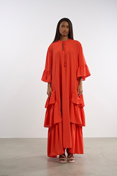 HANIQA Layered Ruffle Dress |   25292 |   44-50