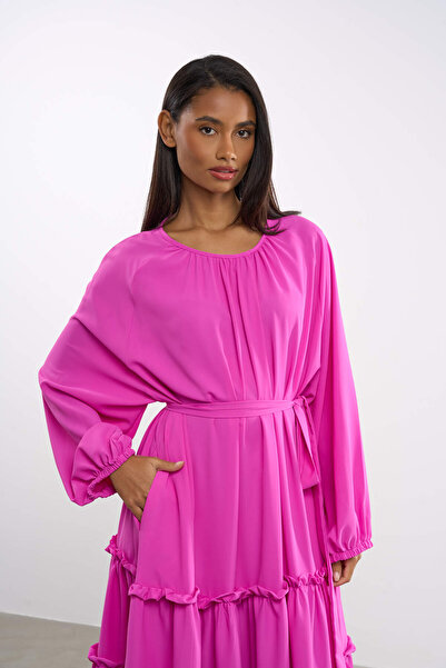 HANIQA Φόρεμα με βολάν | 25297 | 44-50