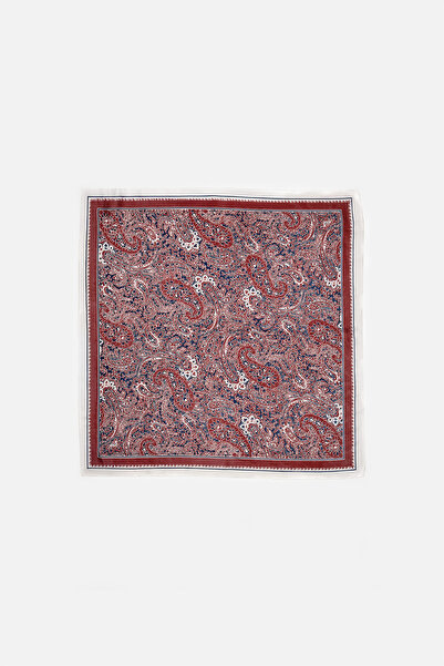 AKSWSUAR Etnik Desenli Fular 90*90 cm