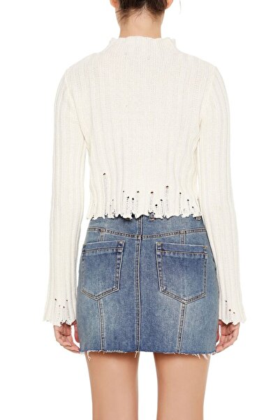 Forever 21 Delik Detaylı Şık Kazak