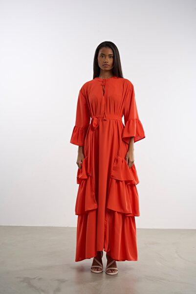 HANIQA Layered Ruffle Dress |   25292 |   44-50