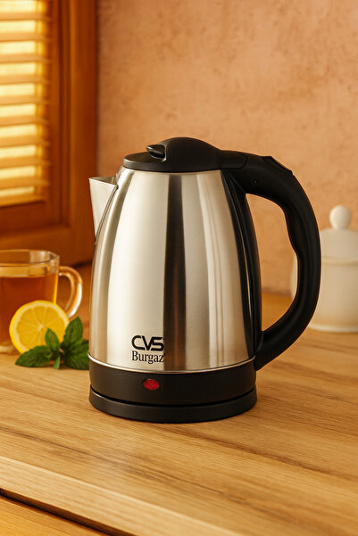 KAMPANYALI Cvs Burgaz Stainless Steel Kettle |   1800 W 1.8 Liters