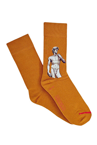 Shuttle Park Special Series Happy Colorful Art Patterned Michelangelo Socks Fun Comfortable Stylish Design Style Socks