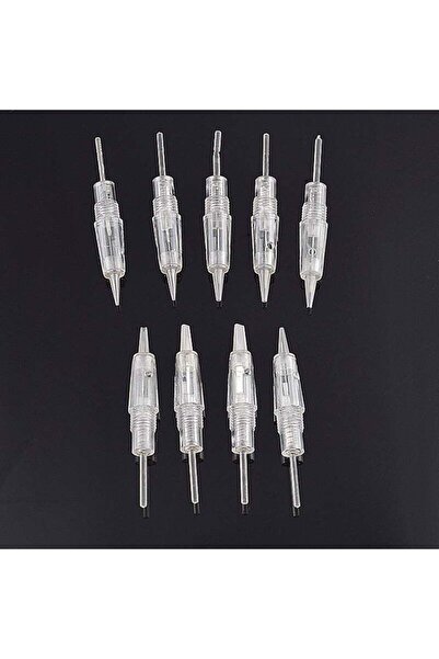 Generic 50-Piece Tattoo Eyebrow And Lip Professional Needles Transparent 1-RL