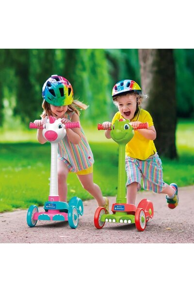 FABBA TOYS سكوتر بيبي كليمن دراجون 17738 - لعبة سكوتر للأطفال ممتعة تساعد على...
