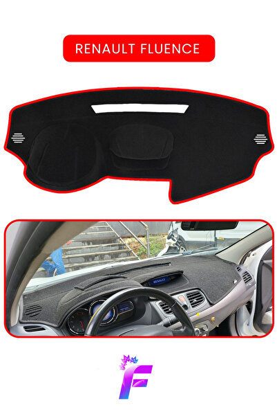 stiloto RENAULT FLUENCE Araca Özel Torpido Örtüsü | Ön Göğüs Kılıfı | Tam Kor...