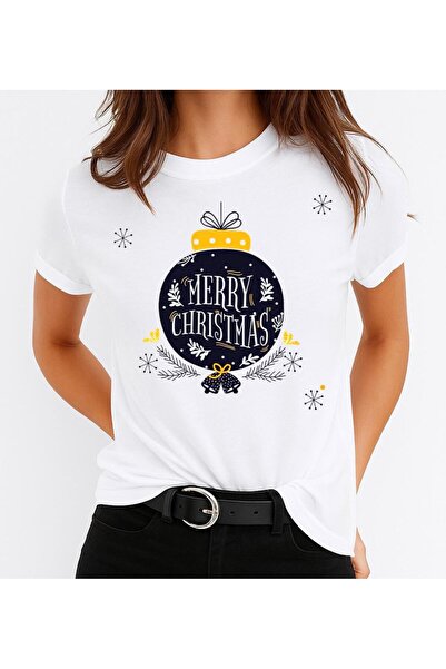 OEM 100% Cotton T-shirt Christmas Globe