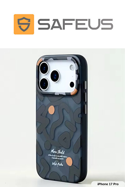 SAFEUS حافظة فاخرة من سلسلة iPhone 17 Pro Grafitty مزودة بميزة MagSafe