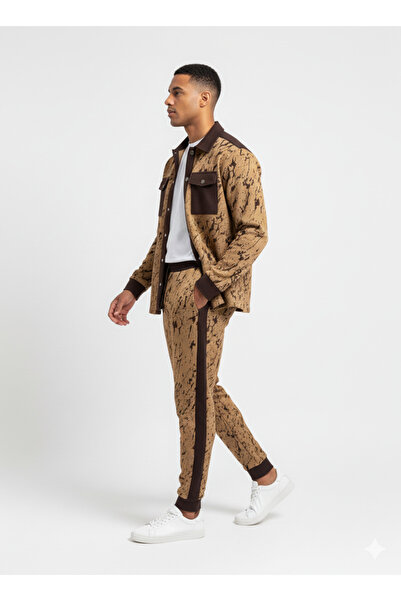 Okté Men's Jacquard Oversized Shirt – Jacquard Terrain (Unique Edition)