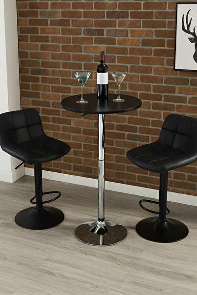 UnicSpot Masa bar ajustabila pe inaltime, 60x60x79-99 cm,