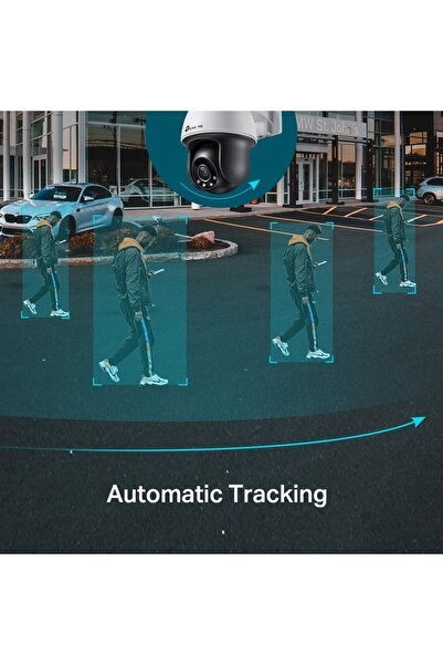 TP-LINK VIGI C540 VIGI 4MP Outdoor Full-Color Pan Tilt Network Camera