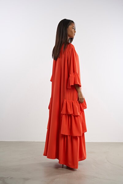 HANIQA Layered Ruffle Dress |   25292 |   44-50