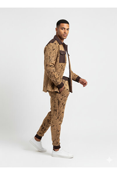 Okté Men's Jacquard Oversized Shirt – Jacquard Terrain (Unique Edition)