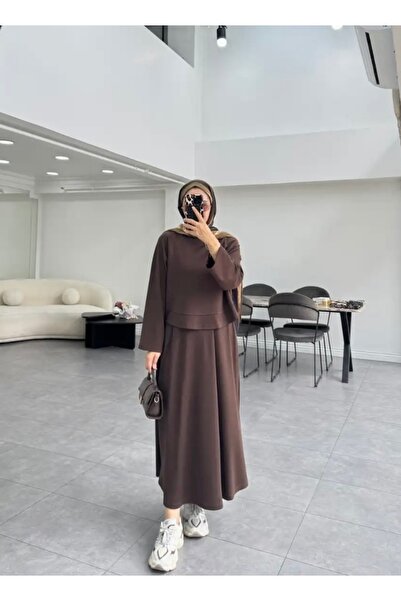 nizzell New Season Modal Fabric Suit with Double Skirt