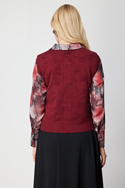 Onteks 66922 Vest with Pockets Zero Neckline Knitwear