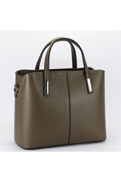 SOFILINE Large dark taupe genuine leather bag 8922 130