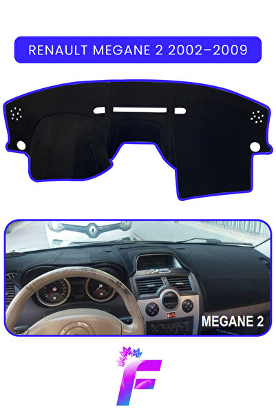 RENAULT Megane 2 (2002–2009) Uyumlu Torpido Örtüsü | Çatlama ve Isıya Karşı Tam Koruma | A59 | Torpido Halısı |