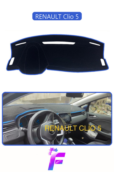 e-biz Renault Clio 5 Compatible Torpedo Cover |   Anti-Reflection |   Full Pr...