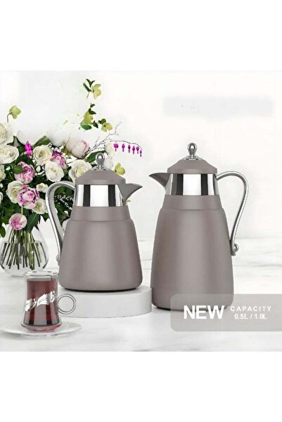 REFAN Thermal Dallah Set, Matte Dark Gray – 0.5L / 1L