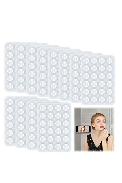Generic 12 Set Adhesive Silicone Suction Cup - Non-Slip Phone Suction Cup (White)