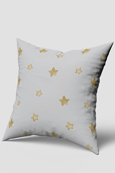Bebemotto Gray Background Gold Stars, Double-Sided, Imported Velvet Fabric, C...