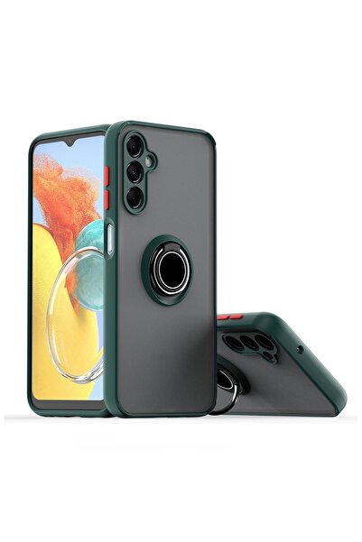 Apsuwa حافظة سامسونج جالاكسي A17 مونتريال مع حامل وحلقة وظهر ضبابي