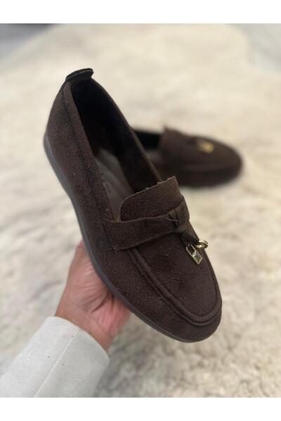 MİSS PARK MODA Suede Loafer Women's Shoes